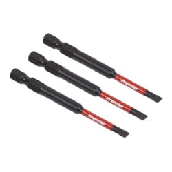 3pc 75mm Slotted 4.5mm Impact Power Tool Bit Set - AK8251