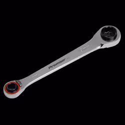Ratchet Ring Spanner 4-in-1 Reversible Metric Platinum Series