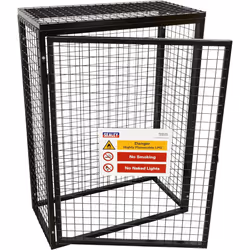 SEALEY - GCSC319 Safety Cage - 3 x 19kg Gas Cylinders - Additional view 4