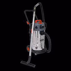 Vacuum Cleaner Industrial Dust-Free Wet/Dry 38L 1500W/230V Stainless Steel Drum M Class Filtration