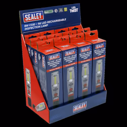 Rechargeable Inspection Light 8W LED - Display Box of 12