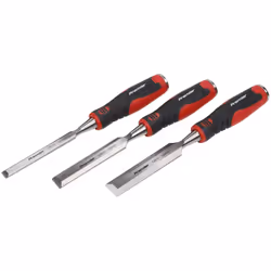 Sealey AK9238 Hammer-Thru Wood Chisel 3pc Set