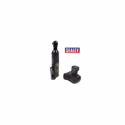 Sealey Cordless Ratchet 3/8" Drive Wrench 10.8V 2Ah Battery + Charger CP108VCRW