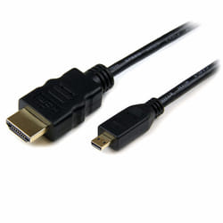 StarTech 1m HDMI to HDMI Micro M/M High Speed Cable with Ethernet
