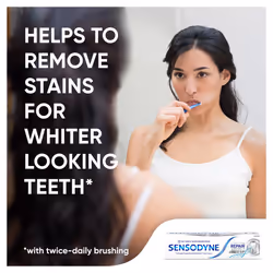 Toothpaste Repair and Protect, Teeth Whitening and Protect, Teeth WhiteningToothpaste Multipack withSensodyne Toothbrush, 3 x75ml