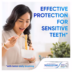 Toothpaste Repair and Protect, Teeth Whitening and Protect, Teeth WhiteningToothpaste Multipack withSensodyne Toothbrush, 3 x75ml
