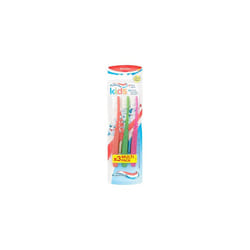 Aquafresh Kids 0-7 Years Soft Bristles Toothbrush, Pack of 3