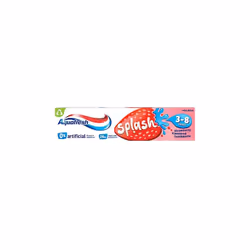 12 x Aquafresh Splash Strawberry Flavour Toothpaste 3-8 Years 50ml