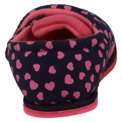 ) Girls Disney Hook & Loop Slippers Minnie Mouse Boarder - UK 12 Child, Pink/Navy (Pink