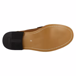 ) Mens Maverick Formal Loafer Style Shoes - UK 8, Tan (Brown