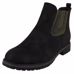 Ladies Down To Earth Flat Chelsea Ankle Boots - UK 6, Black