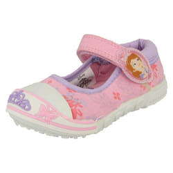 Girls Disney Bumper Canvas Shoe Sofia Dreams - UK 5 Infant, Pink