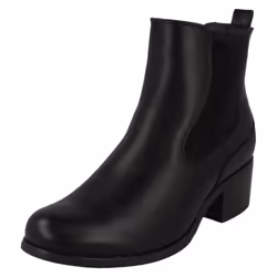 Ladies Down To Earth Chelsea Boots - UK 3, Black