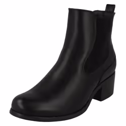 Ladies Down To Earth Chelsea Boots - UK 6, Black