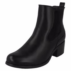 Ladies Down To Earth Chelsea Boots - UK 7, Black