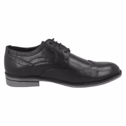 Mens Maverick Lace Up Brogue Shoe - UK 8, Black