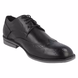 Mens Maverick Lace Up Brogue Shoe - UK 8, Black