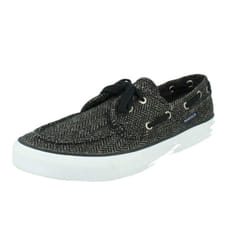 Mens Canvas Shoe Style 0183244 - UK 12, Black