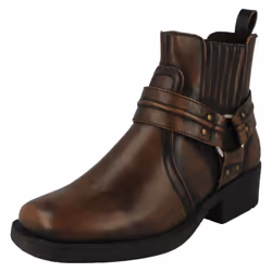 Mens Maverick Slip On Chelsea Boot - UK 11, Brown