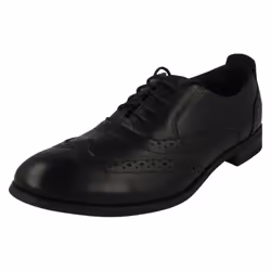 Mens Maverick Lace Up Formal Shoes - UK 9, Black