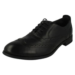 Mens Maverick Lace Up Formal Shoes - UK 9, Black
