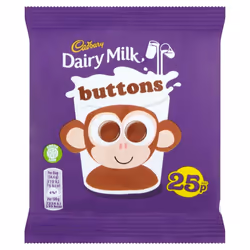 Cadbury Dairy Milk Buttons Chocolate Bag 14.4g ( pack of 60 )