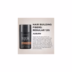 TOPPIK Hair Building Fibers  Auburn  12g
