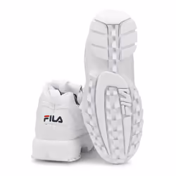 Fila Disruptor II Premium Womens White Trainers - UK 3 - Additional view 4