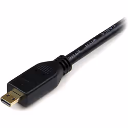 StarTech.com 0.5m High Speed HDMI Cable with Ethernet - HDMI to HDMI Micro - M/M, Black
