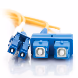 C2G 85587 InfiniBand/fibre optic cable 2 m LC SC OFNR Yellow