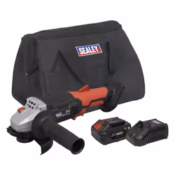 Sealey SV20 Series 115mm Cordless Angle Grinder Kit 20V 4Ah CP20VAGBKIT1