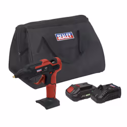 Sealey SV20 Series Cordless Glue Gun Kit 20V 2Ah CP20VGGKIT1