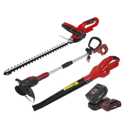 Sealey 3 x SV20 Series Garden Power Tool Kit 20V - 2 Batteries CP20VCOMBO6