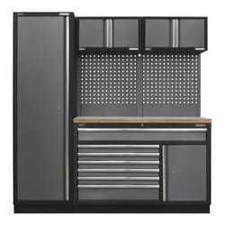 Sealey Superline PRO&reg; Storage System with Pressed Wood Worktop 1.96m APMSSTACK10W