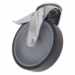 Sealey 100mm Castor Wheel with Bolt Hole & Total Lock SCW2100SBLEM