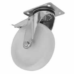 Sealey 100mm Castor Wheel with Swivel Plate & Total Lock SCW4100SPLEM