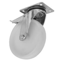Sealey 100mm Castor Wheel with Swivel Plate & Total Lock SCW4100SPLEM