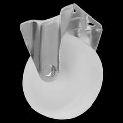 Heavy-Duty Nylon Castor Wheel Fixed Plate &#216;125mm - Trade