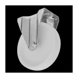 Heavy Duty Nylon Fixed Plate Castor Wheel 100mm - Trade