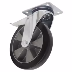 Sealey 152mm Castor Wheel with Swivel Plate & Total Lock SCW5152SPLEM