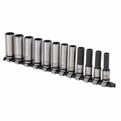 Sealey Premier Black Deep Lock-On&trade; Socket Set 3/8"Sq Drive 12pc AK2744B - Additional view 5