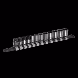 Socket Set 12pc 3/8"Sq Drive Metric - Black Series
