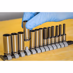 Socket Set Deep 13pc 1/4"Sq Drive Metric - Black Series - Additional view 6