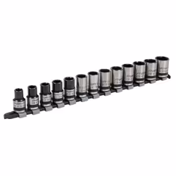 Sealey Premier Black Lock-On™ Socket Set 1/2"Sq Drive 13pc AK2742B