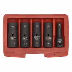 Sealey Double Ended Impact Socket Set 1/2"Sq Drive 5pc SX1820 - Additional view 6