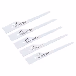 Sealey 74mm HSS Air Saw Blade 24tpi - Pack of 5 SA345/B24