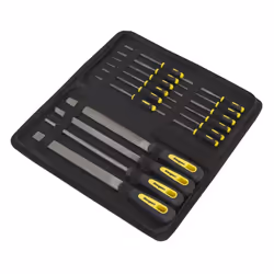 Sealey File Set 16pc Engineer's & Needle S05781