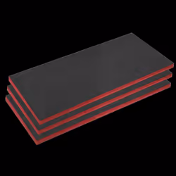 Easy Peel Shadow Foam&#174; Red/Black 50mm - Pack of 3