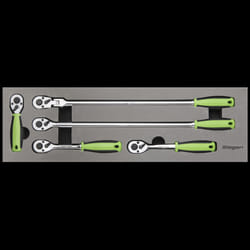 Ratchet Wrench Set 5pc 3/8&quot;Sq Drive Flip Reverse