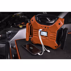 Sealey 12/24V Jump Starter Power Pack Lithium-ion Phosphate (LiFePo4) 1200/600 Peak Amps SL32S